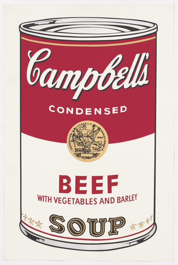 Andy Warhol Campbell's Beef Soup FS ii 49