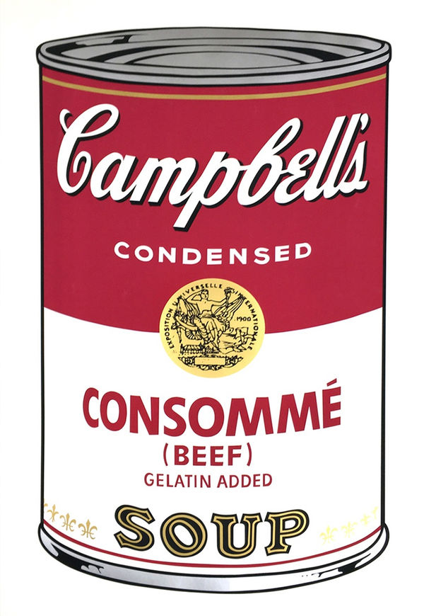 Andy Warhol Campbell's Beef Consomme Soup FS ii 51