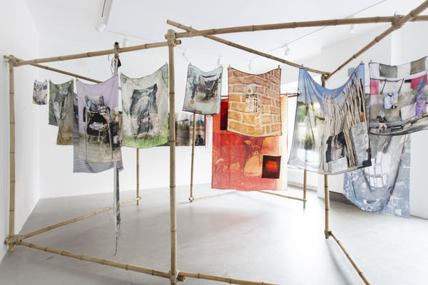 Dev Dhunsi Installation view, Encircling Stories, Centrum för fotografi, Stockholm, Sweden, 2024