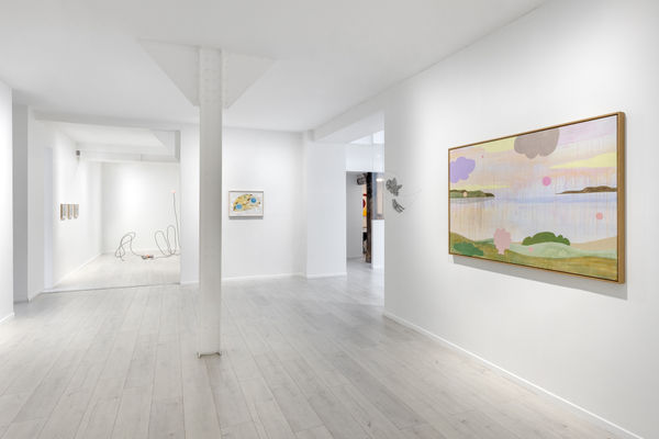 Carin Ellberg Installation view, Coastal settlers and species from the sea, Andréhn-Schiptjenko Paris, 2025.