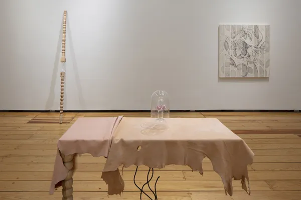 Martín Soto Climent Installation view, El Sendero del Poeta, Museo de la Ciudad de Mexico, Mexico City, Mexico 2023.