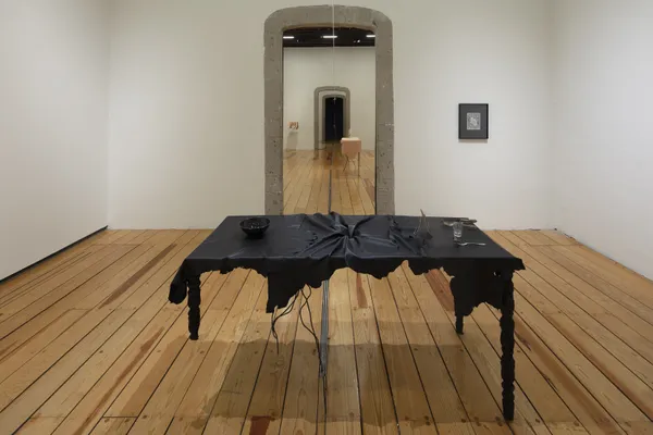 Martín Soto Climent Installation view, El Sendero del Poeta, Museo de la Ciudad de Mexico, Mexico City, Mexico 2023.