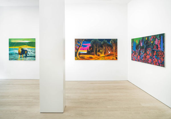 Installation view, Martin Jacobson, The Garden is Open, at Andréhn-Schiptjenko, Stockholm, 2020.