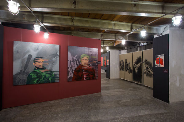 Александр Дашевский, Хаим Сокол, Иван Плющ и Ирина Дрозд в Музее Искусства Петербурга XX-XXI вв.