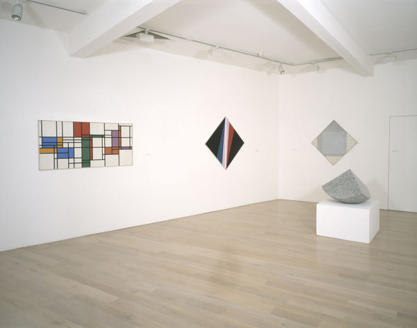 installation shots of the exhibition: Max Bill & Georges Vantongerloo: A Working Friendship, 1996