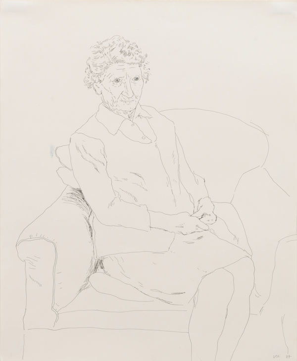 David Hockney, Mother, Wales, 1977