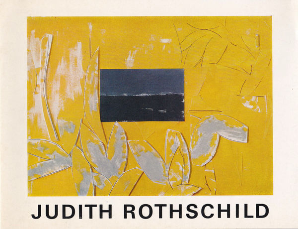 Judith Rothschild 1981 annely juda fine art