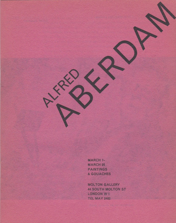 Alfred Aberdam 1961 molton gallery