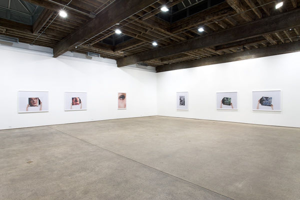 Installation view of Anne Collier's fourth solo show at Anton Kern Gallery.