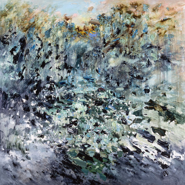 'Galston Gorge', oil on linen, 142 x 142 cm (framed)