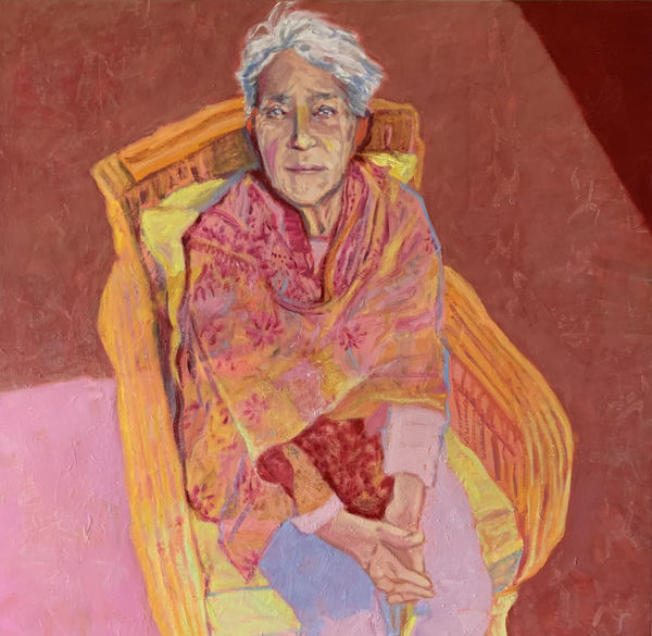 'Annie - Remember me if I forget', 2021, oil on French polyester canvas, 107 x 84cm