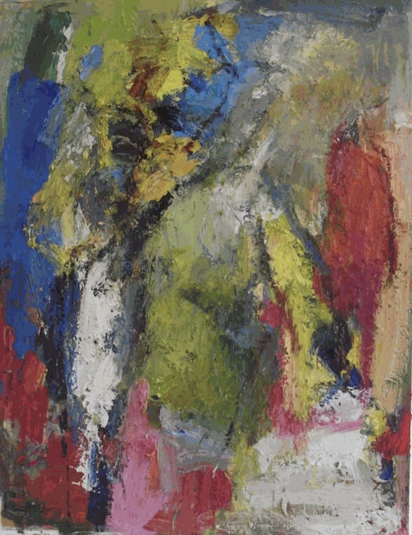 Nicole Kelly, 'Figure in landscape', oil on canvas, 112.5 x 86cm. Winner of the Brett Whiteley Travelling Scholarship, AGNSW.