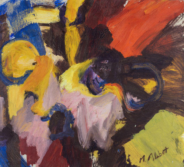 Mary Abbott 1921-2019 Untitled Signed at lower right: M. Abbott Oil on canvas 28&frac12; x 31⅜ inches 72.4 x 79.7 cm