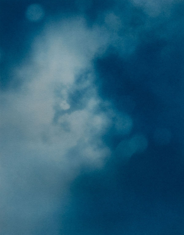 Untitled (4.5 billion years a lifetime, clouds 10)​, 2019 cyanotype 11 x 14 inches edition 1/5 + 2AP