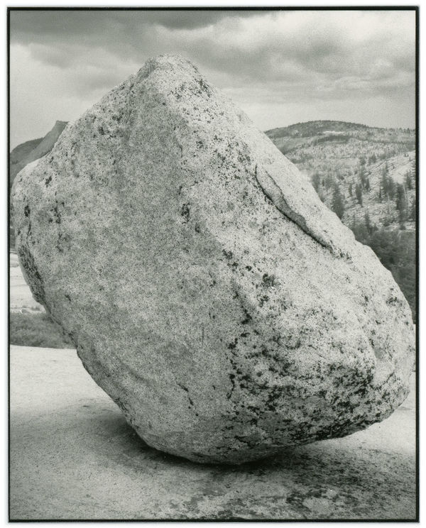 Untitled (4.5 billion years a lifetime, erratic)​, 2019 silver gelatin print, graphite 4 x 5 inches edition 1/5 + 2AP