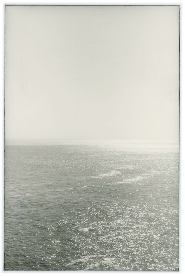 Untitled (4.5 billion years a lifetime, ocean)​, 2019 silver gelatin print, graphite 3 1⁄8 x 5 3 ⁄4 inches edition 1/5 + 2AP