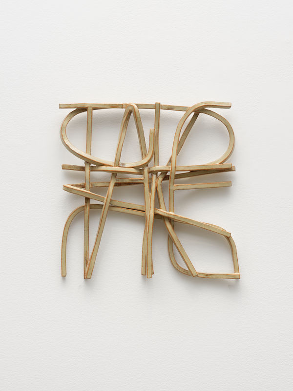 Henna Vainio Opposite Knots (Give), 2025 Glazed ceramic 16 x 16 x 2 in.