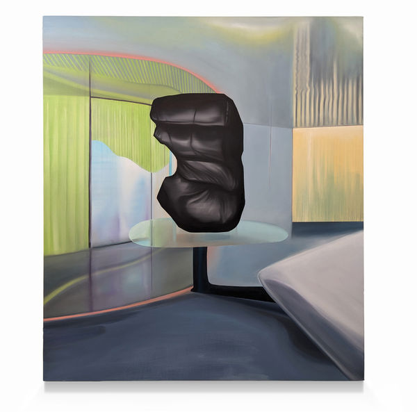 Dan Davis Terrarium Oil on canvas 2023 66 x 58”