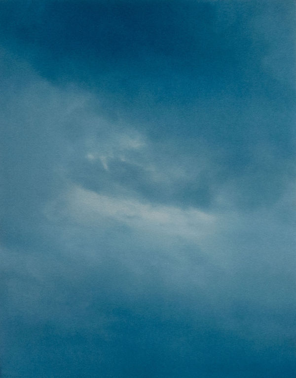 Untitled (4.5 billion years a lifetime, cloud #4)​, 2019 cyanotype 11 x 14 inches edition 1/5 + 2AP
