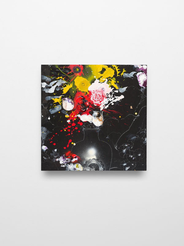 Raymond Saunders, Untitled, 2000-2010, Mixed media on wood, 24" x 24" [HxW]