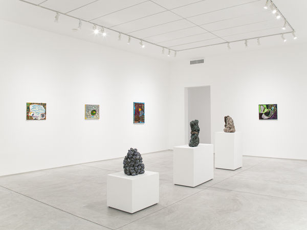 Yevgeniya Baras and Julia Haft-Candell, Parts of Speech, intallation view, 2020