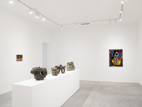 Yevgeniya Baras and Julia Haft-Candell, Parts of Speech, intallation view, 2020