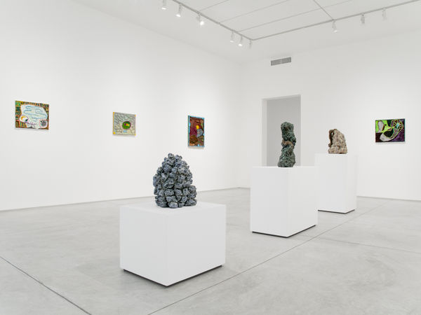 Yevgeniya Baras and Julia Haft-Candell, Parts of Speech, intallation view, 2020