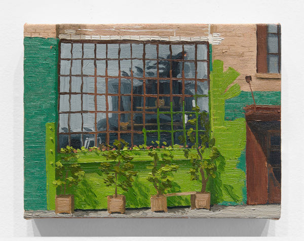 Charis Ammon, Greens Over Brick, 2023