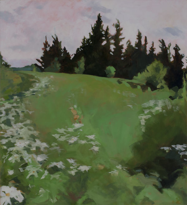 Ireland Daisy Chain Oil On Canvas 40X44 2019