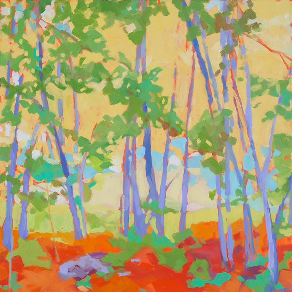 Ireland Morning Walk Oil On Canvas 30X30 2018 Jpg