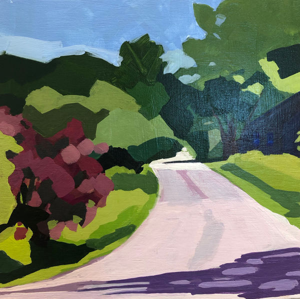 Ireland Smokebush 10X10 Gouacheonpanel