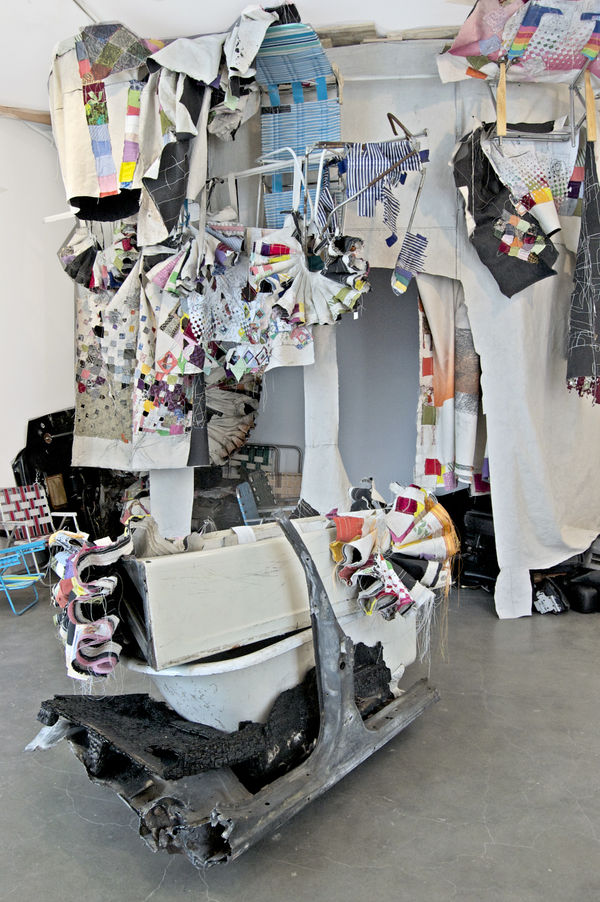 Installation view from Greg Smith's "Breakdown Lane" exhibition at Susan inglett Gallery