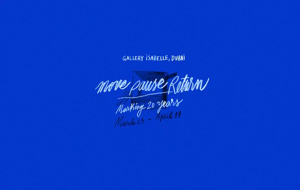 MOVE PAUSE RETURN Marking 20 years