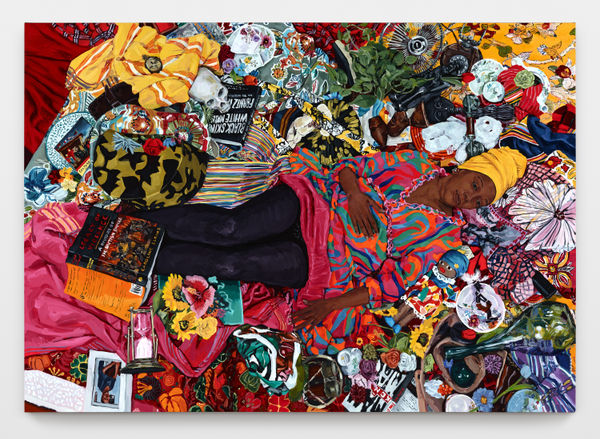 Image: Wangari Mathenge, Re-membering, 2025, oil on canvas, 147.3 x 208.3 cm, 58 x 82 in. Courtesy the artist and Pippy Houldsworth Gallery, London. © Wangari Mathenge 2025. Photo: Brian Griffin.