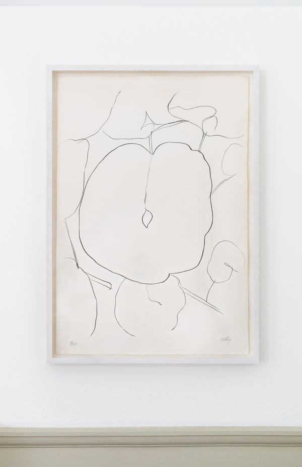 Ellsworth Kelly Melon Leaf, 1965-66 Lithograph. Signed in pencil and numbered from the edition of 75, with 10 artist proofs. Printed by Imprimerie Arte, Paris. Published by Maeght Editeur, Paris. (Axsom 44) 89.2 x 61.6 cm (35 1/8 x 24 1/4 in)