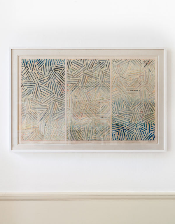 Jasper Johns Usuyuki, 1981 Screenprint in colours. Signed in pencil and numbered from the edition of 85. Printed on Kurotani Kozo paper. Published by Jasper Johns and Simca Print Artists Inc. (ULAE 216) 74.9 x 120 cm (29 1/2 x 47 1/4 in)
