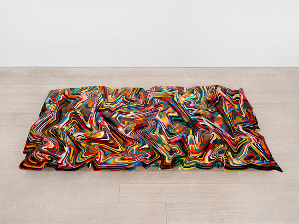 MARKUS LINNENBRINK ITISADAYSWORKTOLOOKINTOYOUREYES, 2023-24 Epoxy resin and pigments on wood 6 x 48 x 96 inches 15.2 x 121.9 x 243.8 cm (MMG#37250)