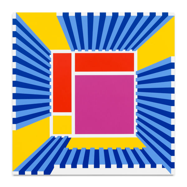 JIM ISERMANN Untitled (Rudolph II) (0224), 2024 Acrylic on canvas over panel 48 x 48 x 1 1/4 inches 121.9 x 121.9 x 3.2 cm (MMG#37262)