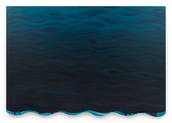 KARIN DAVIE While My Painting Gently Weeps no 4., 2019 Oil on linen 74.5 x 108 inches 189.2 x 274.3 cm (MMG#37198)