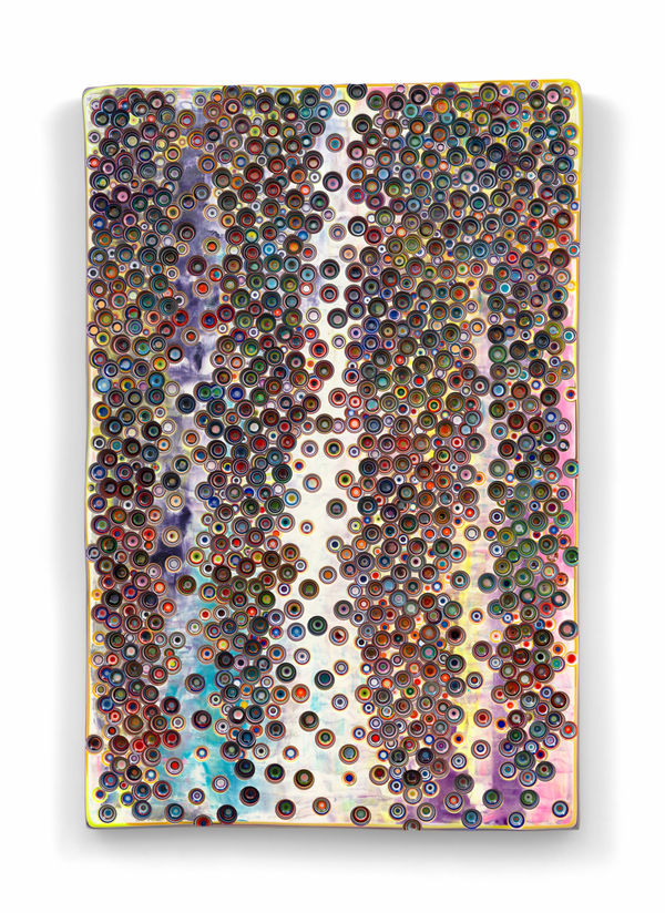 MARKUS LINNENBRINK AGAINCOMESTHERISINGOFTHESUN, 2024 Epoxy resin and pigments on wood 72 x 48 inches 182.9 x 121.9 cm (MMG#37124)