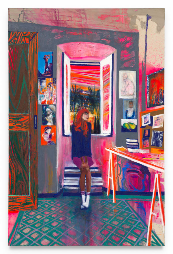 RAFFI KALENDERIAN Neena, 2024 Oil on canvas 72 x 48 inches 182.9 x 121.9 cm (MMG#37292)