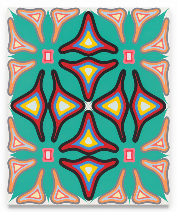 WARREN ISENSEE Star Crossed, 2024 Oil on canvas 55 x 45 inches 139.7 x 114.3 cm (MMG#37355)