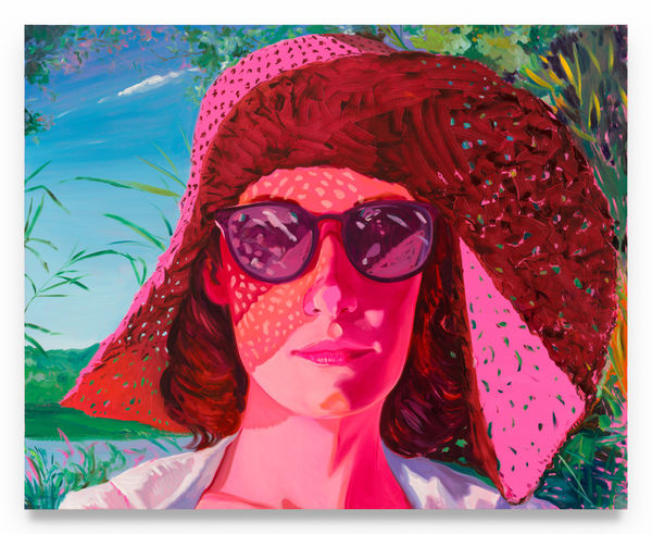 SEBASTIAN BLANCK Pink and Brown, 2024 Oil on canvas 60 x 84 inches 152.4 x 213.4 cm (MMG#37227)