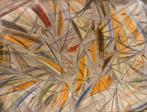 Untitled , ca. 1930-55 Colored pencil and graphite on paper 19 5/8 x 25 1/2 in. (49.8 x 64.8 cm.) (DG 36)