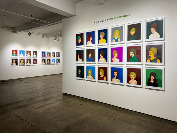 Viola S Newspaper Girls Installation 1