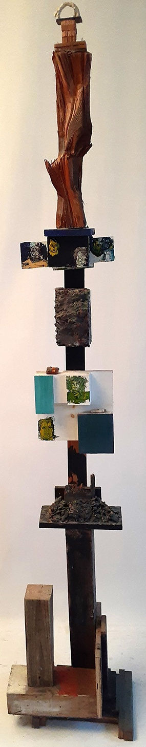 Bob Witz Untitled, n.d. Mixed media 87 x 16 x 12 in. (221 x 40.6 x 30.5 cm.)