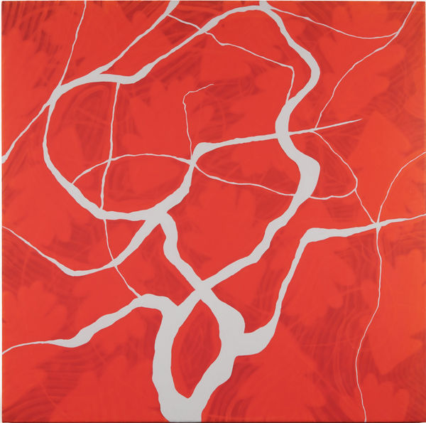 Untitled, 2022 Acrylic on panel 36 x 36 in. (91.4 x 91.4 cm) (HS 73)