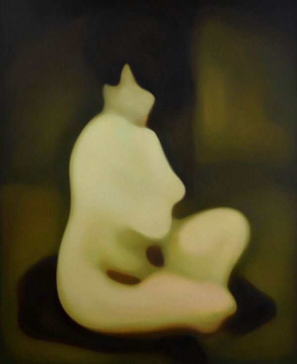 John D. Monteith Lotus, 2023 Oil on gessoed Dura-lar Matte 11 3/4 x 9 1/2 in. (29.8 x 24.1 cm) (JDM 20)