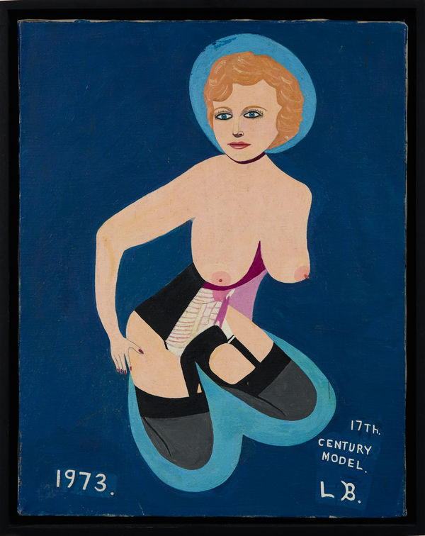 Louis Berkowitz 17th Century Model, 1973 Oil on canvas 18 1/4 x 14 in. (46.4 x 35.6 cm) (LB 1) SOLD