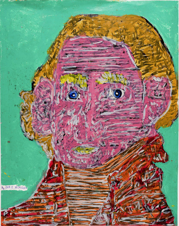 George Washington, 2024 Acrylic on poster board 28 x 22 in. (71.1 x 55.9 cm) (IEM 5)